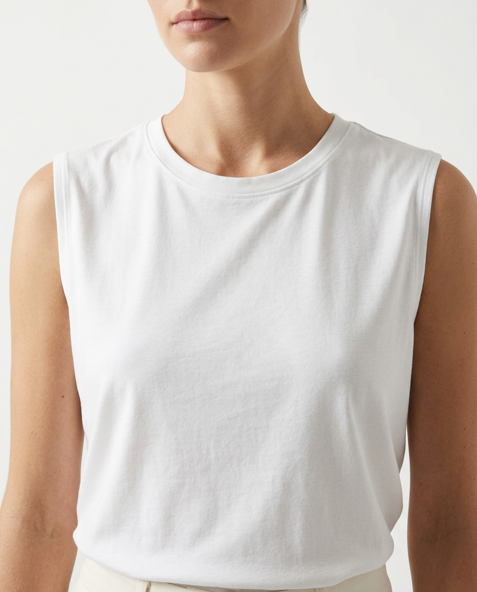 Daniele Cotton Inner Top – Pull-On Sleeveless