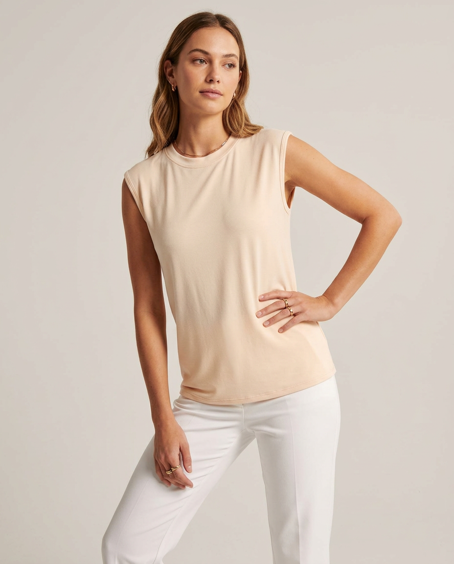 Daniele Cotton Inner Top – Pull-On Sleeveless