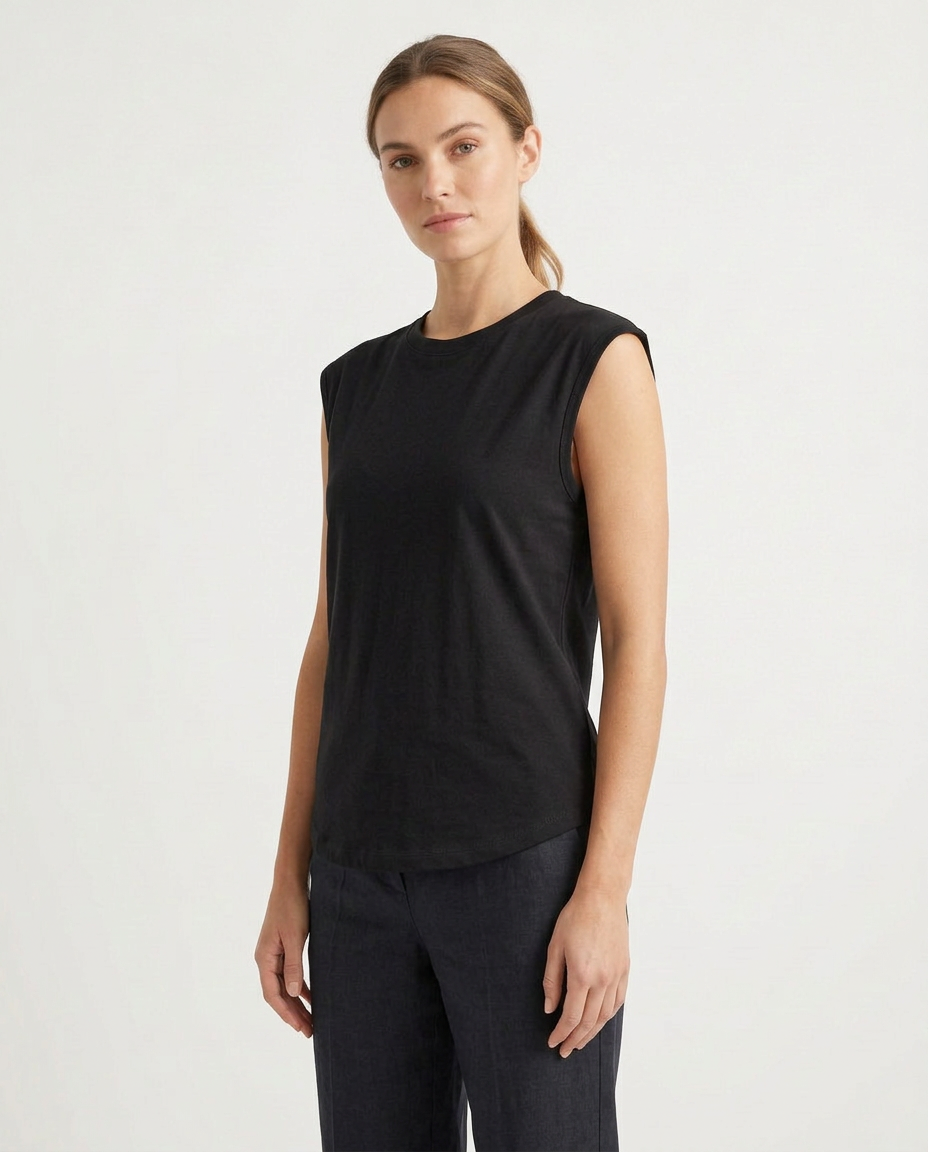 Daniele Cotton Inner Top – Pull-On Sleeveless