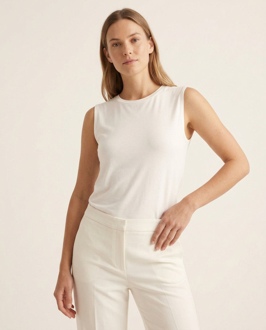 Daniele Cotton Inner Top – Pull-On Sleeveless