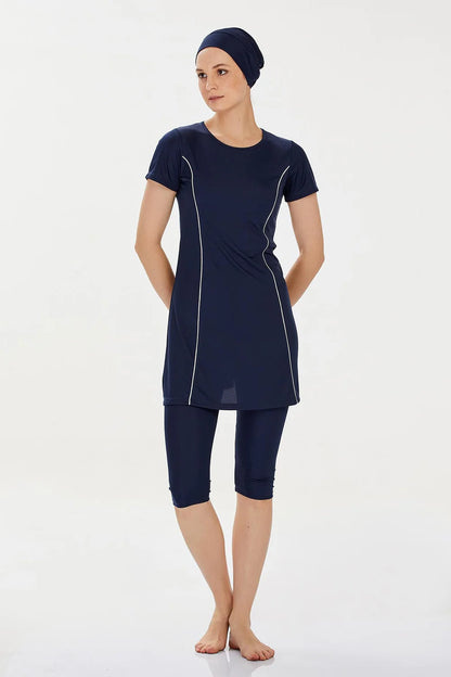 Rozamay Burkini Swimsuit-9091-B