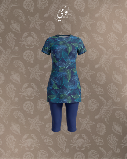 Mira Leaf-Inspired Burkini Swimsuit