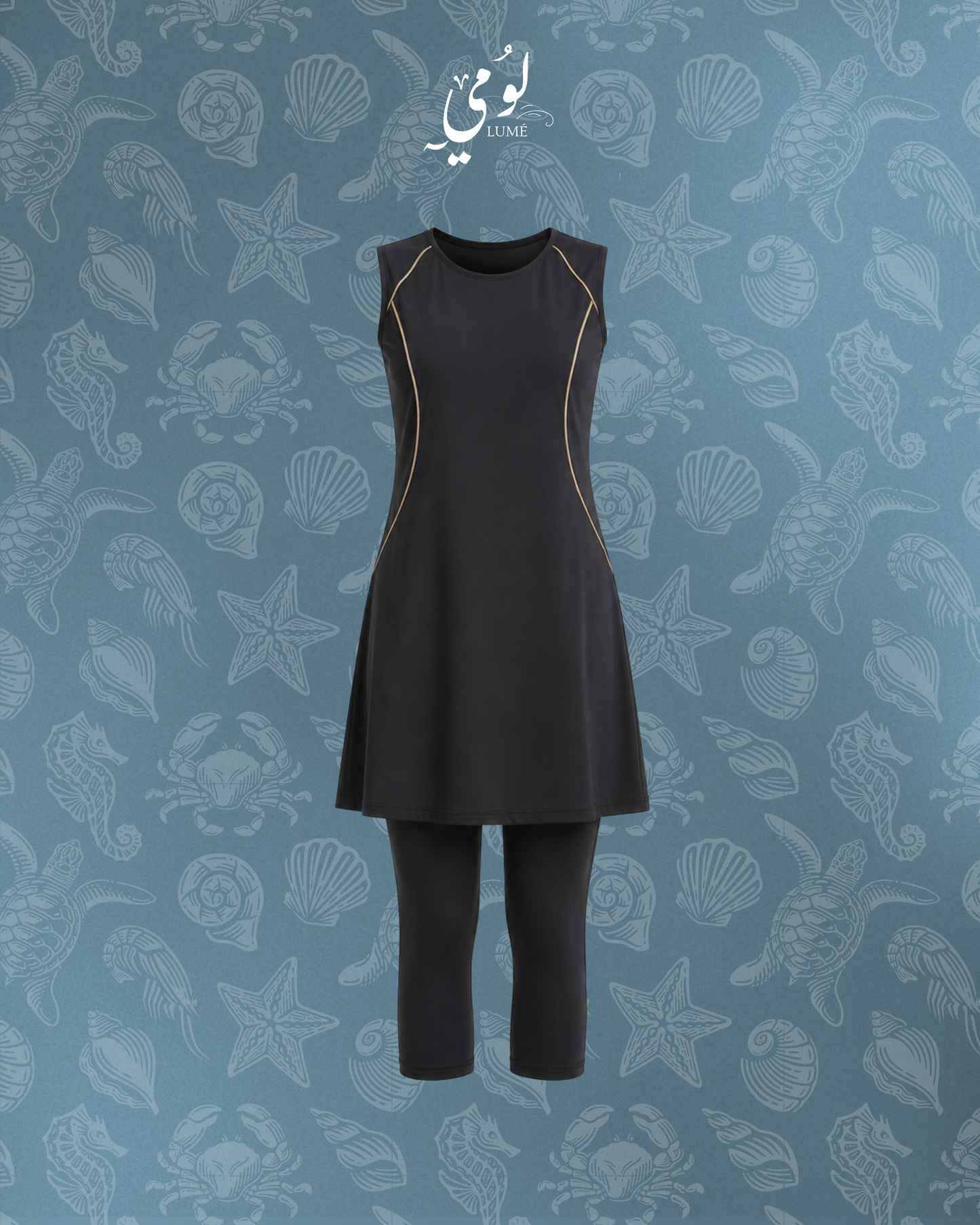 Calyra Sleeveless Pull-On Swimsuit