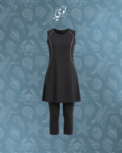 Calyra Sleeveless Pull-On Swimsuit