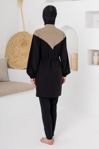 Adasea Burkini Swimsuit-1231-P