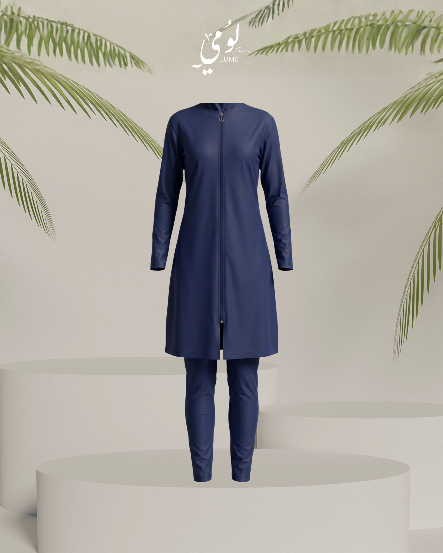 Nerina Full-Zip Burkini Swimsuit