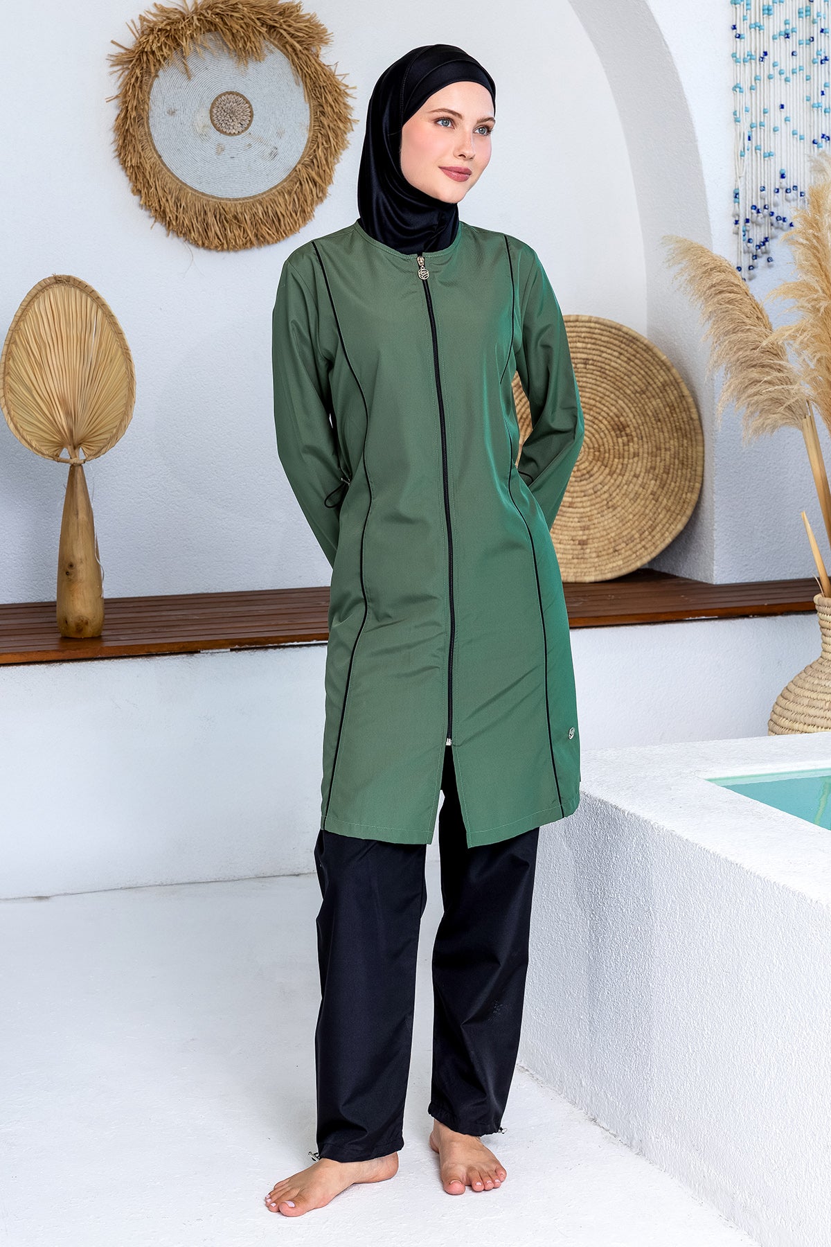 Rozamay Burkini Swimsuit-3501