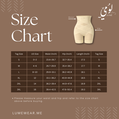Lume Double-Cross Shapewear Shorts