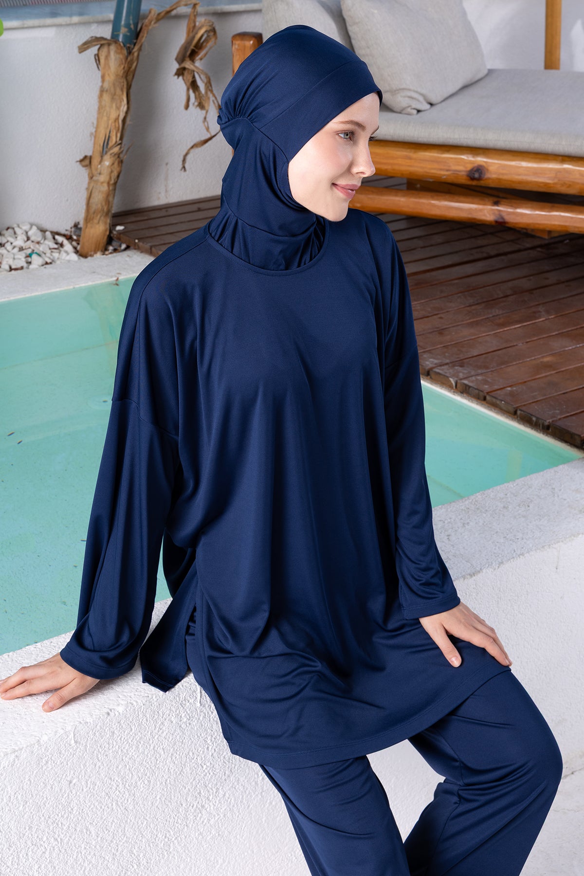 Rozamay Burkini Swimsuit-3122