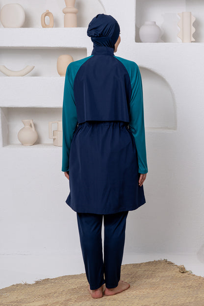 Rozamay Burkini Swimsuit-3802