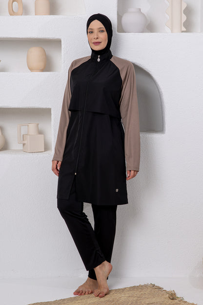 Rozamay Burkini Swimsuit-3802