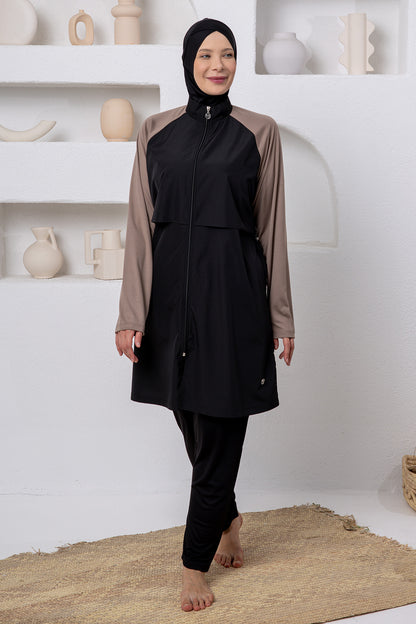 Rozamay Burkini Swimsuit-3802